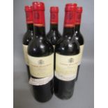 Five bottles Chateau Belle-Brise, 1995, Pomerol (Est. plus 21% premium inc. VAT)