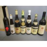 Six bottles of German wine, comprising, 1991 Jammertal Villanyi, 2016 Ockenheimer, 1979