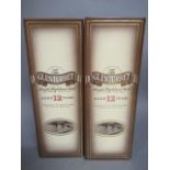 Two bottles Glenturret 12 year old single highland malt whisky, boxed (Est. plus 21% premium inc.