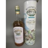 One bottle Bowmore Legend single malt whisky, in Donnachie Mhor tin (Est. plus 21% premium inc.