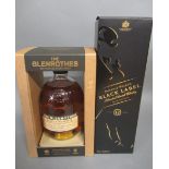 One bottle The Glenrothes select reserve single malt whisky, together with a Johnnie Walker black