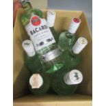 Six 1 litre and one 1.5 litre bottles of Barcadi (Est. plus 21% premium inc. VAT)