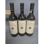 Three bottles Vino Nobile Di Montepulciano, 1985, Poderi Boscarelli (Est. plus 21% premium inc.