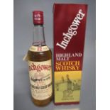 One bottle Inchgower 12 year old de luxe Highland malt whisky, boxed (Est. plus 21% premium inc.