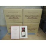 Four cases of 6 20cl Bronte Liqueur Charlotte's reserve, produced in a limited edition for the
