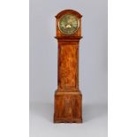 AN IRISH MAHOGANY LONGCASE by Francis Kerr, Monaghan, the eight day movement with anchor