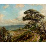 HERBERT F ROYLE (1870-1958), Springtime, Nesfield, oil on canvas, signed, inscribed on canvas, 20" x