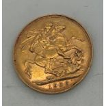 Edwardian full gold sovereign 1906. Condition ReportGood condition.