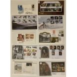 A collection of 23 First Day Covers relating to Hollywood Film Industry signed by Leslie Caron,