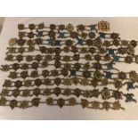 A large quantity of Masonic badges, and chains including of Order of Royal Buffalos etc.