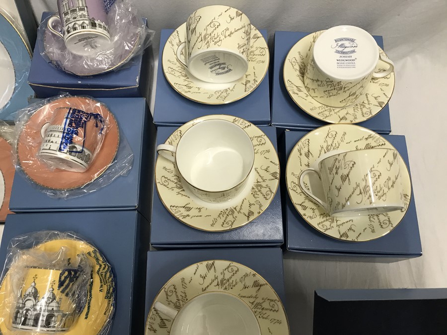 Wedgwood, Grand Tour collection. 6 decorative plates 20.5cms w, 6 coffee cup and saucers and - Image 4 of 6