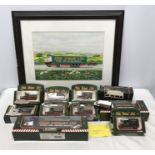 Corgi diecast vehicles collection of Eddie Stobart Road Haulage truck and vans boxed together with a