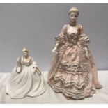Two Coalport figurines, Femme Fatales Series, Madame de Pompadour Ltd Edition 1563 of 12500. 23cms h