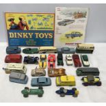 Collection of Dinky diecast vehicles, 1950's-60's including Formula racing cars together with a