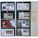A collection of 33 First Day Covers relating to English Politics signed by Margaret Thatcher; John