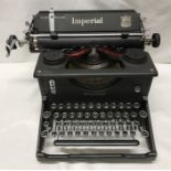 A mid 20thC Imperial typewriter. Condition ReportVery good clean condition. Keys function well, good