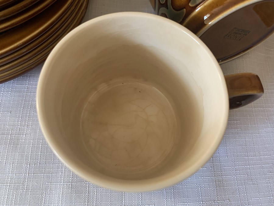 Hornsea Pottery part tea service and three storage jars, Tea, Coffee and Sugar with a Highland - Image 2 of 4