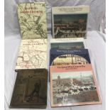 Selection of books, Pilgrims Progress, sixth edition. Saddleworth Historical mapping book 1 and 2