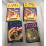 J.K. Rowling Harry Potter books, three hardback one Half Bloody Prince First Edition, 2 x Order of