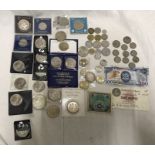 Coin collection, British and Foreign coinage and banknotes and a selection of Royalty and other