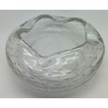 A mid century clear bubble or bullicante bowl, 19thCCondition ReportGood condition, no damage or