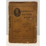 Cromwell's Soldiers Bible, 1894 edition, reprint of 1643. Condition ReportScuffed edges to pages,