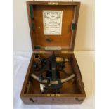 A Kelvin & Hughes Ltd The Sextant no. 60536 by Henry Hughes & Son Ltd, of 6 in radius and reading to