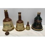 Wade Bells Whisky decanters, Christmas 1992 70cl. Sealed. Blended Scotch Whisky 75cl, cork sealed