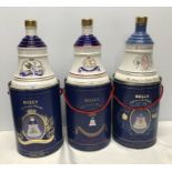 Wade Bells Whisky decanters, Royalty, Birth of Princess Beatrice 1988, Birth of Princess Eugene 1990