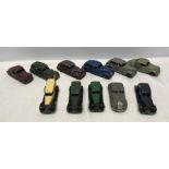 Selection of early post war Dinky diecast vehicles. 5 x 30 series American cars. Condition