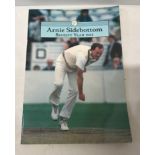 A cricket autograph Arnie Sidebottom Benefit Year 1988 programme containing autographs of