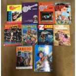 Selection of TV theme annuals 1960's. The Monkees, Bananza, High Chaparral, Z Cars, Cheyenne, Laredo