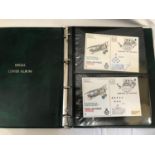 Album containing collection of 46 Concorde, Red Arrow first day covers, many signed including 2