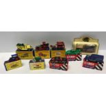 Lesney Matchbox and models of Yesteryear, boxed and three Corgi diecast vehicles, boxed, one Lledo