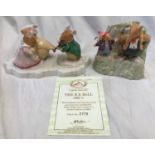 Two Royal Doulton Brambly Hedge figurines: The Ice Ball DBH 30 Ltd Edition 2779/3000, approx. 10.