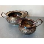 Matching sugar and creamer Sheffield G A G 1899 & 1904, 394gmsCondition ReportGood used cond.