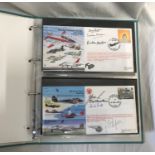 Album collection of first day covers, 48 experimental jet air craft and 20 multi signed limited