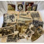 A collection of Royal Family ephemera to include newspaper photo prints from the 40's and 50's, a