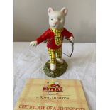 A Royal Doulton Rupert The Bear figure "Finishing Arrows and Stringing His Bow" RB7 with original