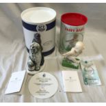 Royal Doulton Millennium Series of a Fairy Baby MCL18 14cms h Ltd Edition 462 of 950 and a Dulux Dog