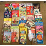 Collection of children's annuals and fiction books, Sooty, Andy Pandy, Pinky and Perky, Rupert