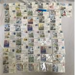 Collection of 47 first day covers of famous pilots and aircraft related figures, all signed, some