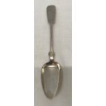 A silver table spoon by Carl Kranz, coin silver not hallmarked stamped Carl Kranz 22cm l and