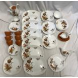 A Midwinter Stylecraft Cornfield design part dinner and tea service comprising of 50 pieces to