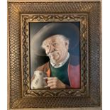 Otto Eichinger 1922-2004 "A Good Brew" oil on board. 25.5 x 19cms.Condition ReportGood condition.