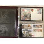 Royal Mail first day cover album, Royal Navy, unsigned covers with some limited edition under 100