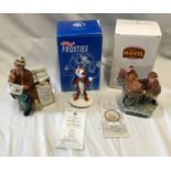 Royal Doulton figures to include The Hovis Boy MCL27 16cm h Ltd Edition 224 of 600, Tony the Tiger