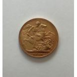 A full gold Edward VII sovereign 1910, 8g.Condition ReportUnpolished and very minor scratches to