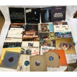 Collection of LP vinyl records to include Cliff Richards, The Shadows, Status Quo, Star Wars,