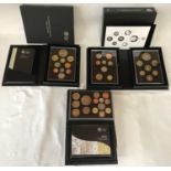 Three boxed Royal Mint Proof Coin Collections to include 2011, 2012 and 2013. All with original